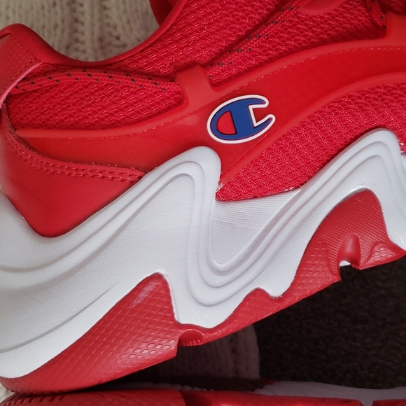 Champion Hyper C Pilot Scarlett red shoes - Picture 9 of 12